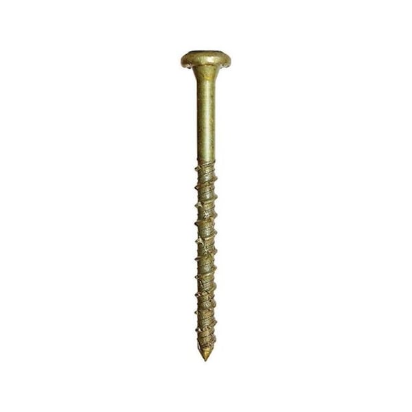 Grk Fasteners CALIBURN Concrete Screw, Yellow Zinc 5914734 - main